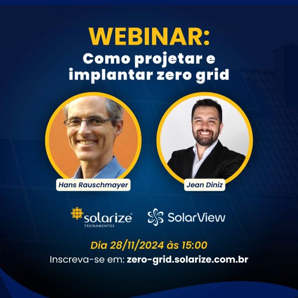 Webinar: como projetar e implantar zero grid